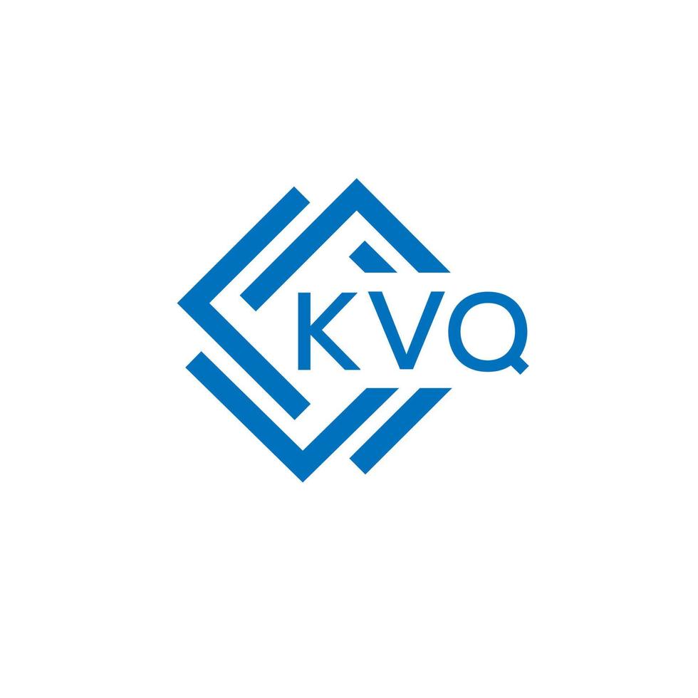 kvq Brief Logo Design auf Weiß Hintergrund. kvq kreativ Kreis Brief Logo Konzept. kvq Brief Design. vektor