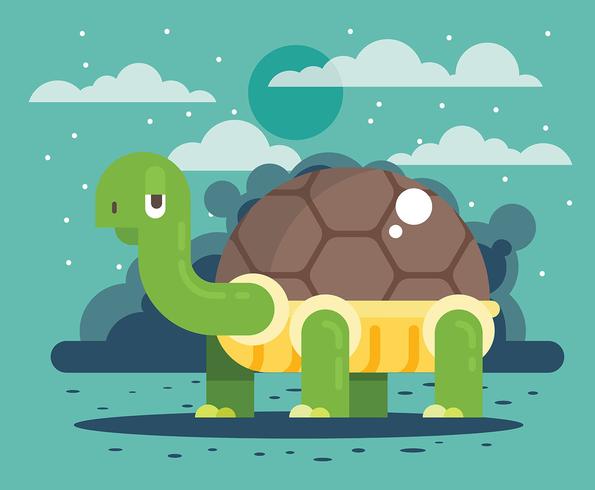 Schildkröten-Vektor-Illustration vektor