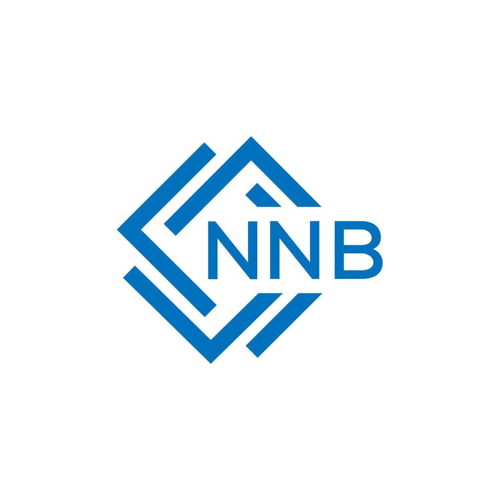 nnb brev logotyp design på vit bakgrund. nnb kreativ cirkel brev logotyp begrepp. nnb brev design. vektor