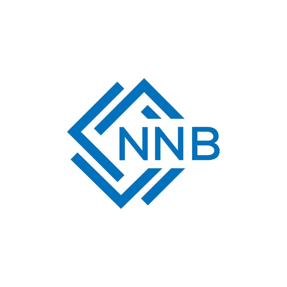 nnb Brief Logo Design auf Weiß Hintergrund. nnb kreativ Kreis Brief Logo Konzept. nnb Brief Design. vektor