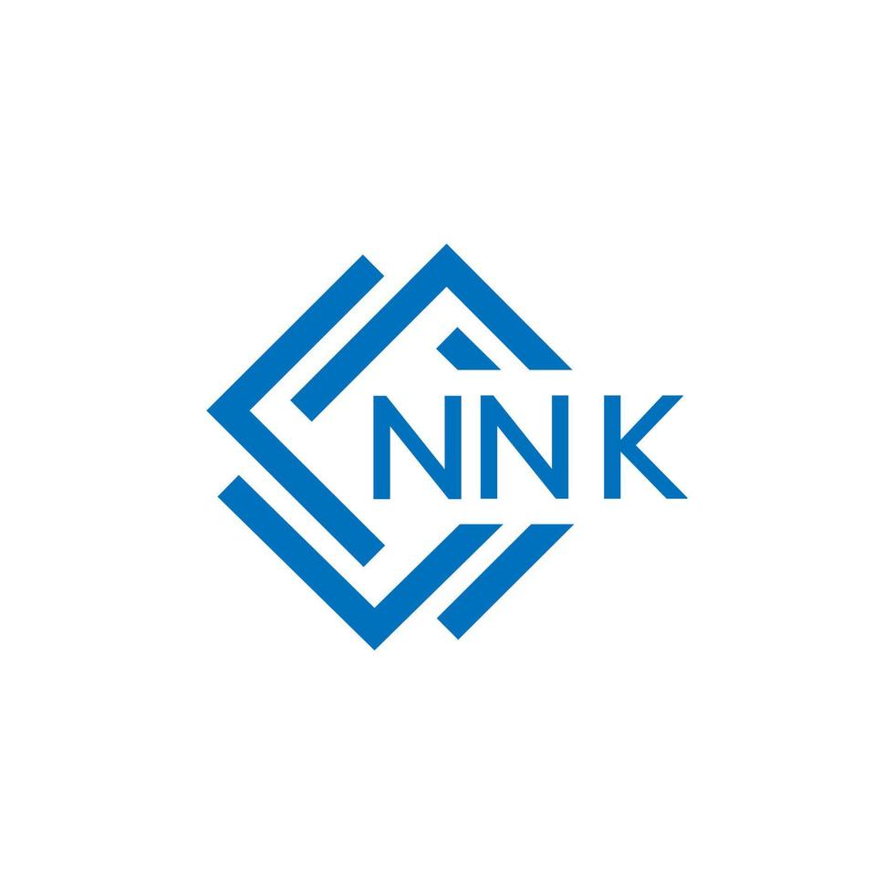 nk Brief Logo Design auf Weiß Hintergrund. nk kreativ Kreis Brief Logo Konzept. nk Brief Design. vektor