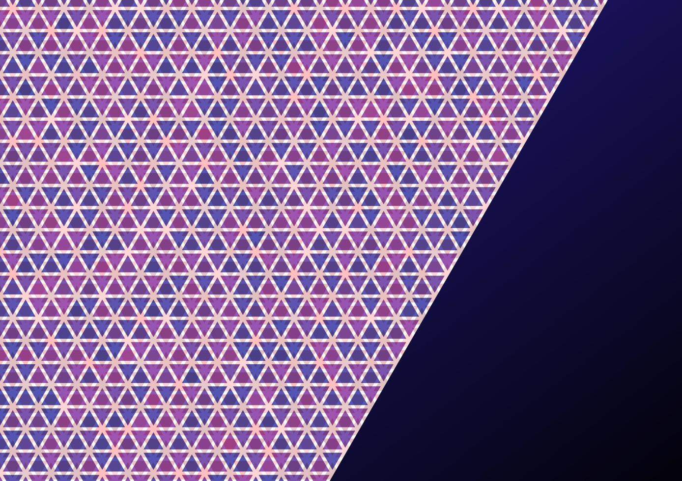 Dreieck Banner Muster modern Stil Blau Hintergrund vektor