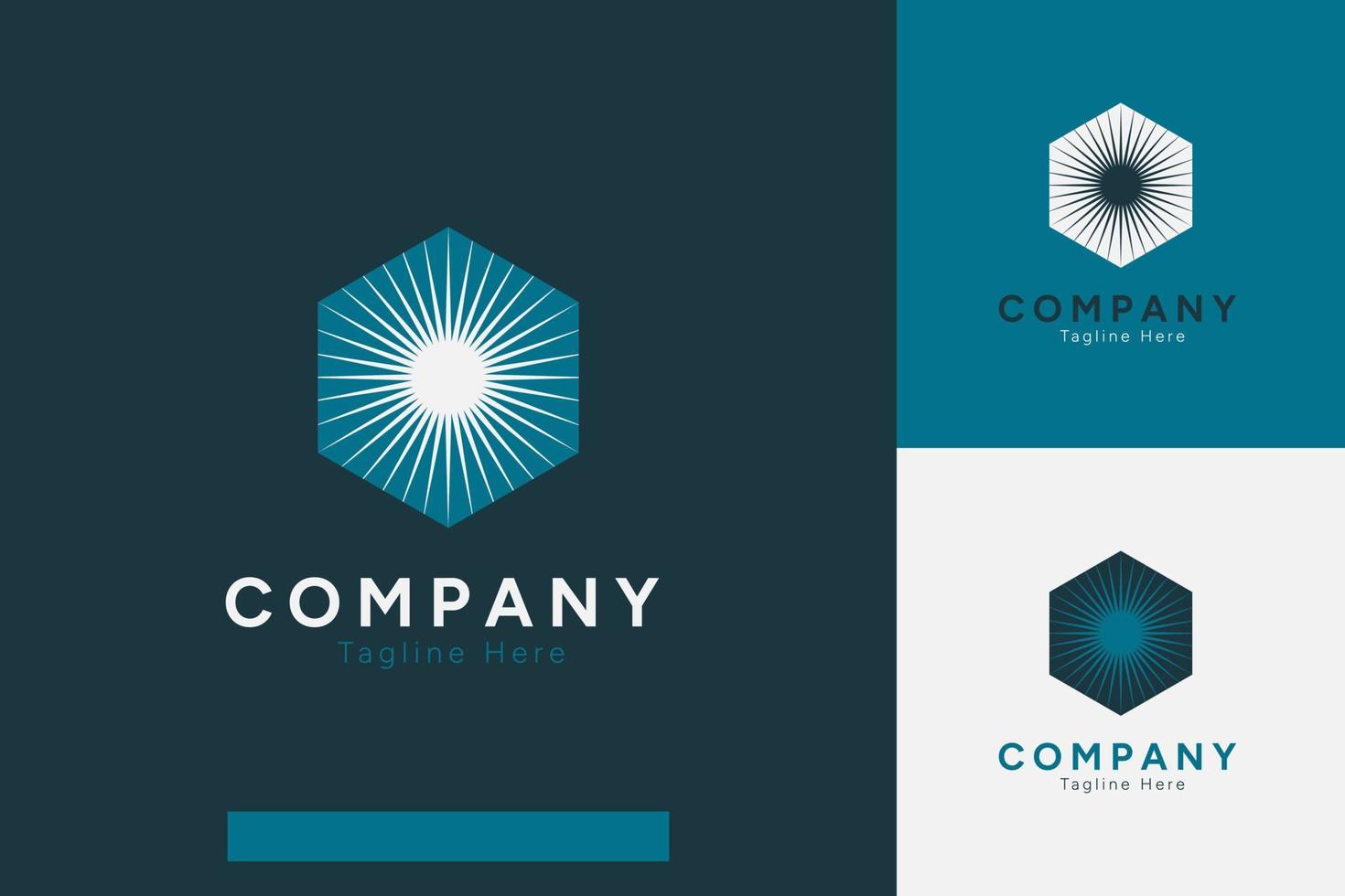 einstellen von Unternehmen Logo Vektor Design Vorlagen mit anders Farbe Stile