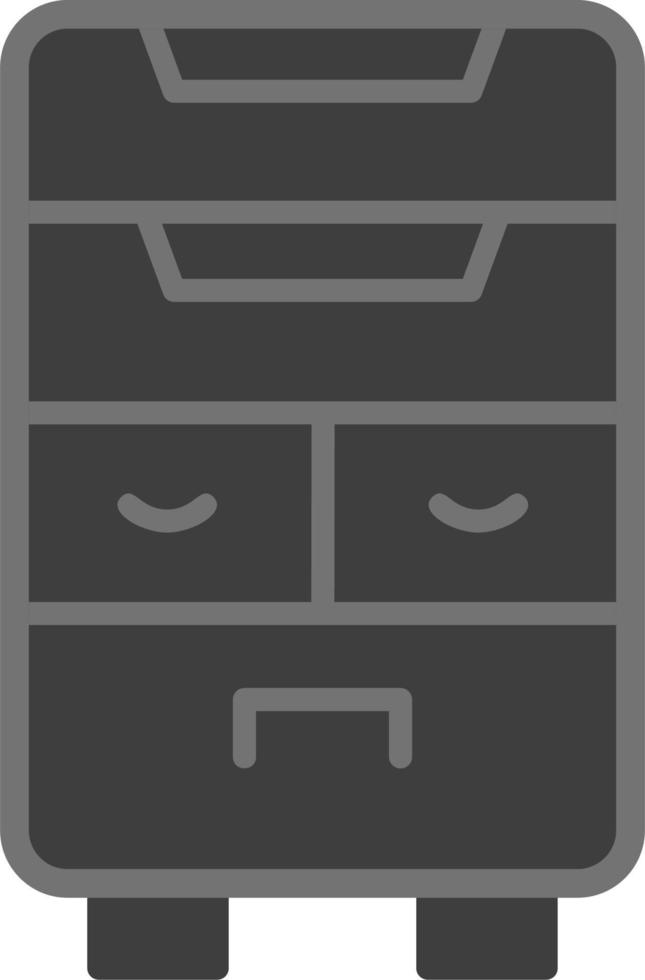 Vektorsymbol für Schubladen vektor