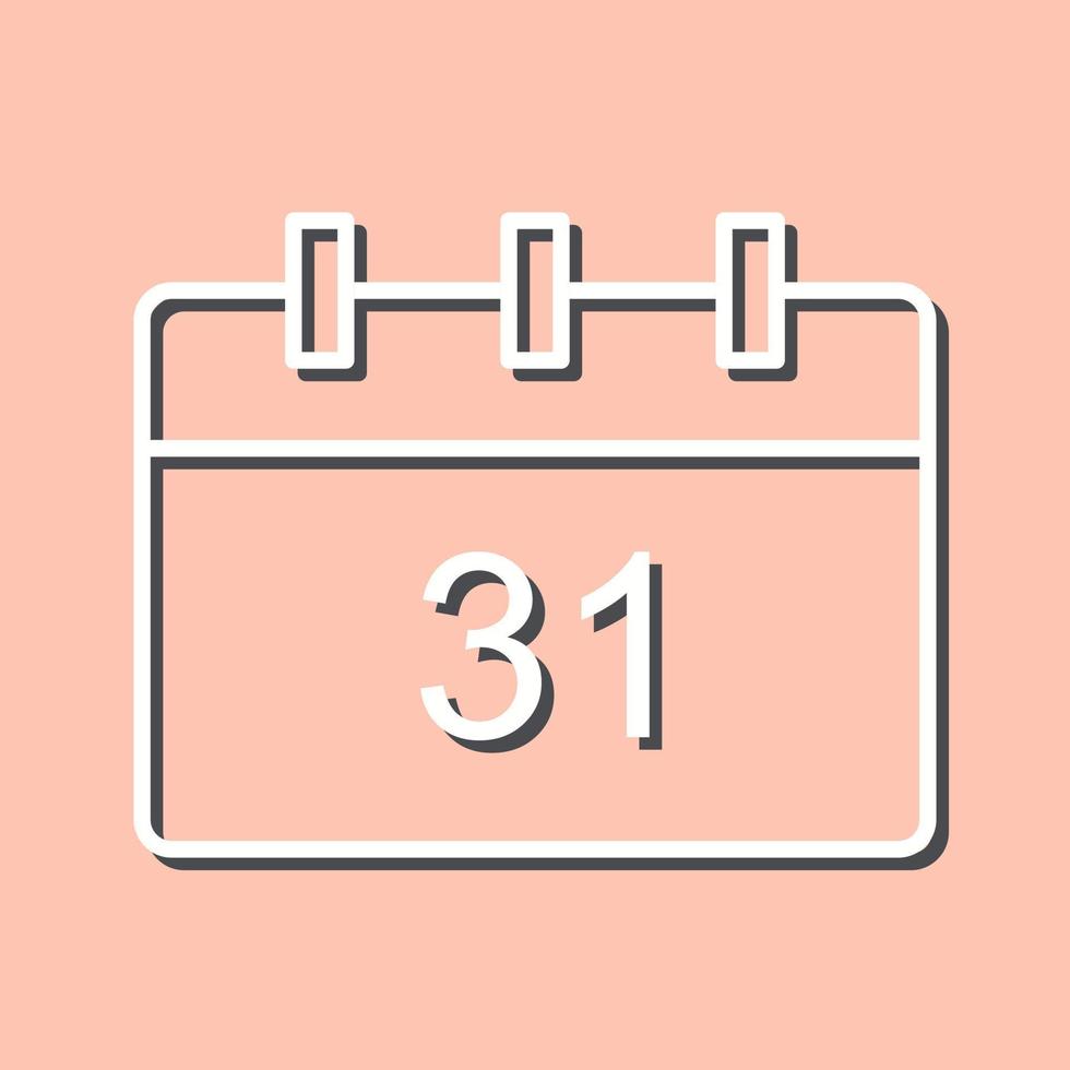 unik kalender vektor ikon