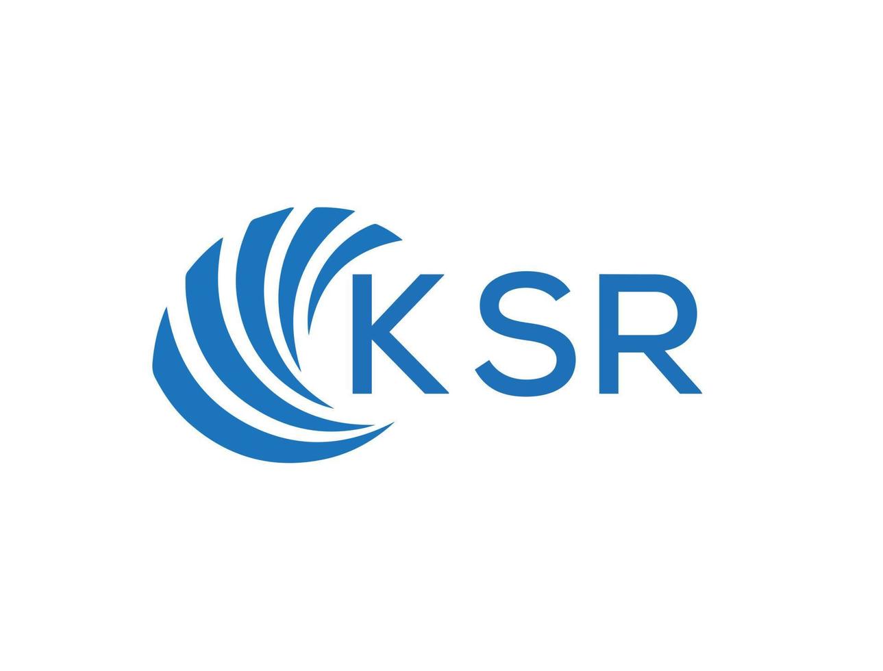 ksr abstrakt företag tillväxt logotyp design på vit bakgrund. ksr kreativ initialer brev logotyp begrepp. vektor