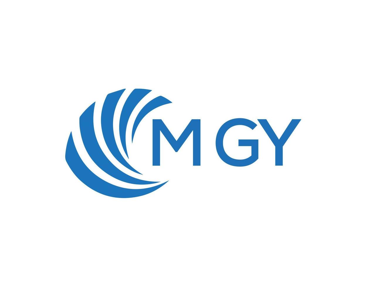 mgy abstrakt Geschäft Wachstum Logo Design auf Weiß Hintergrund. mgy kreativ Initialen Brief Logo Konzept. vektor