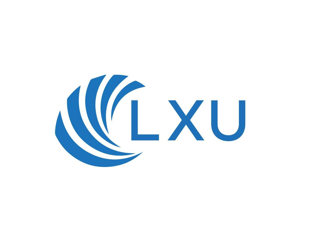 lxu abstrakt Geschäft Wachstum Logo Design auf Weiß Hintergrund. lxu kreativ Initialen Brief Logo Konzept. vektor