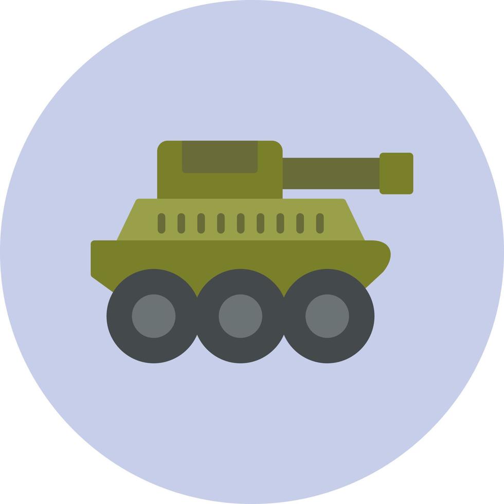 Militärpanzer-Vektorsymbol vektor