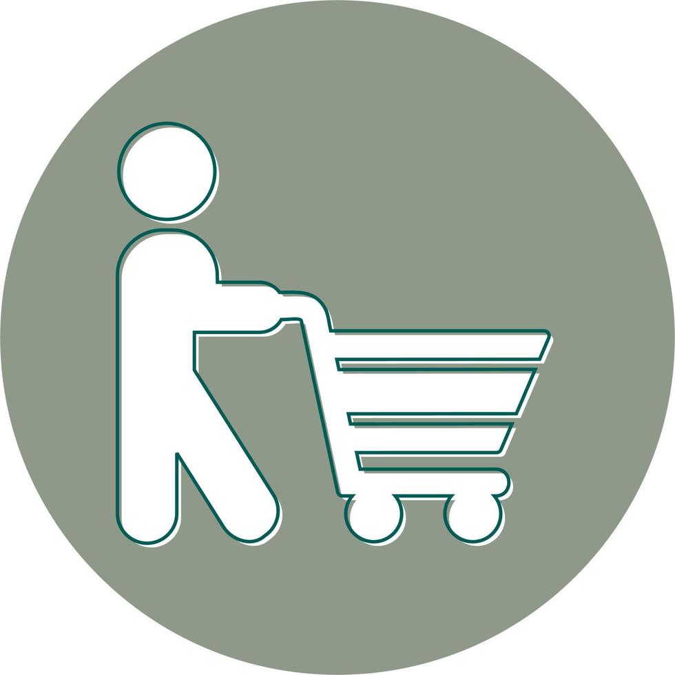 Shopping-Vektor-Symbol vektor