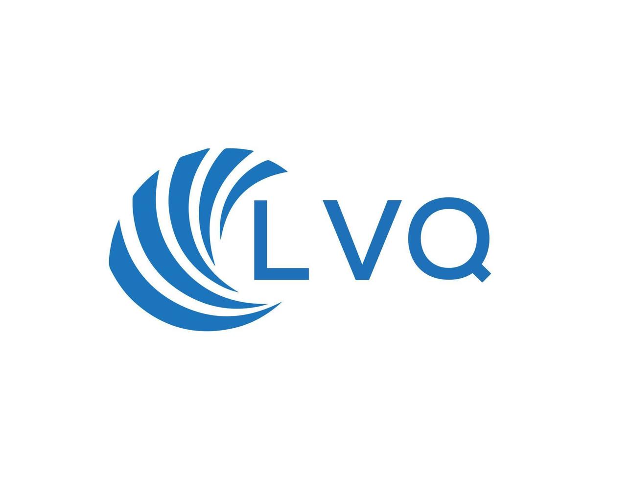 lvq abstrakt företag tillväxt logotyp design på vit bakgrund. lvq kreativ initialer brev logotyp begrepp. vektor