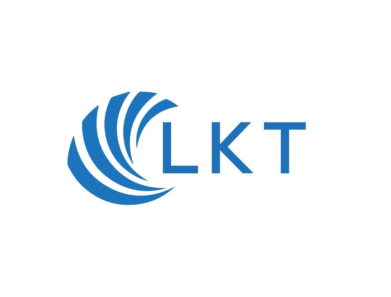 lkt abstrakt Geschäft Wachstum Logo Design auf Weiß Hintergrund. lkt kreativ Initialen Brief Logo Konzept. vektor