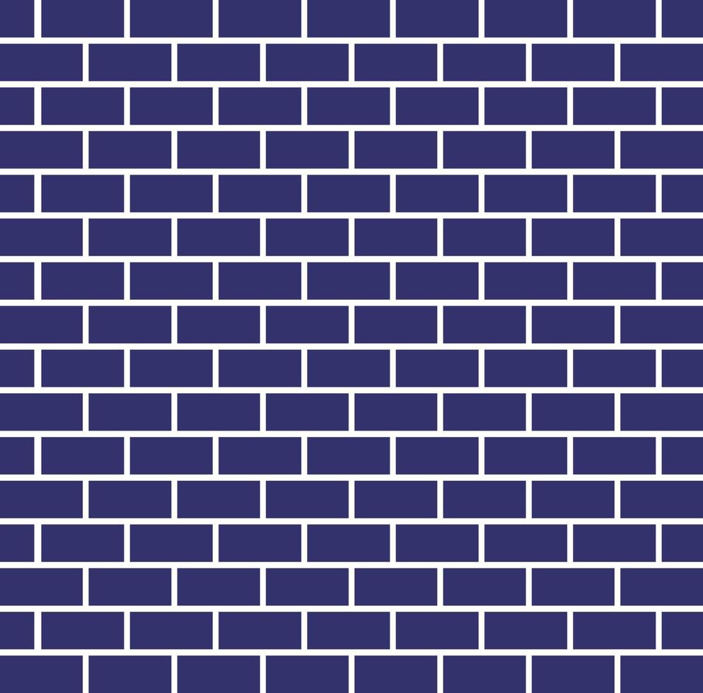 mörk blå tegelstenar vägg vektor bakgrund.