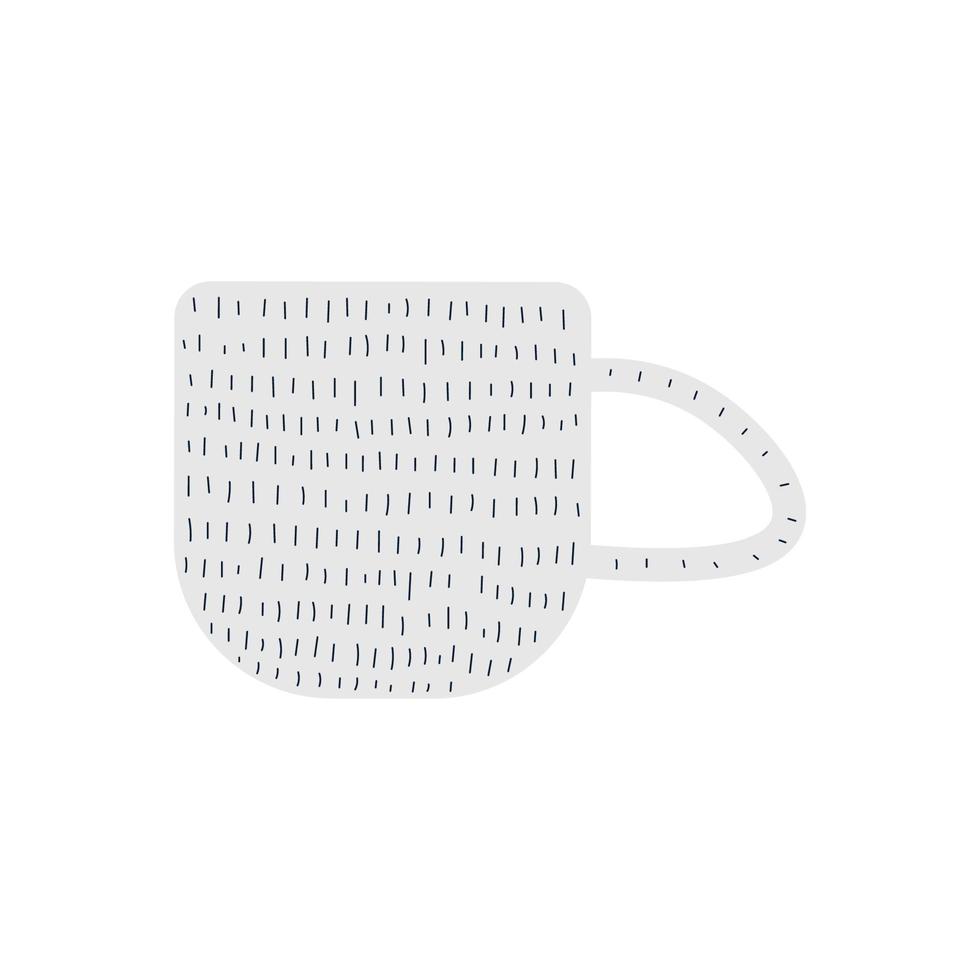 Keramik Becher zum Tee oder Kaffee. Vektor Illustration mit Tasse. großartig Design zum irgendein Zwecke.