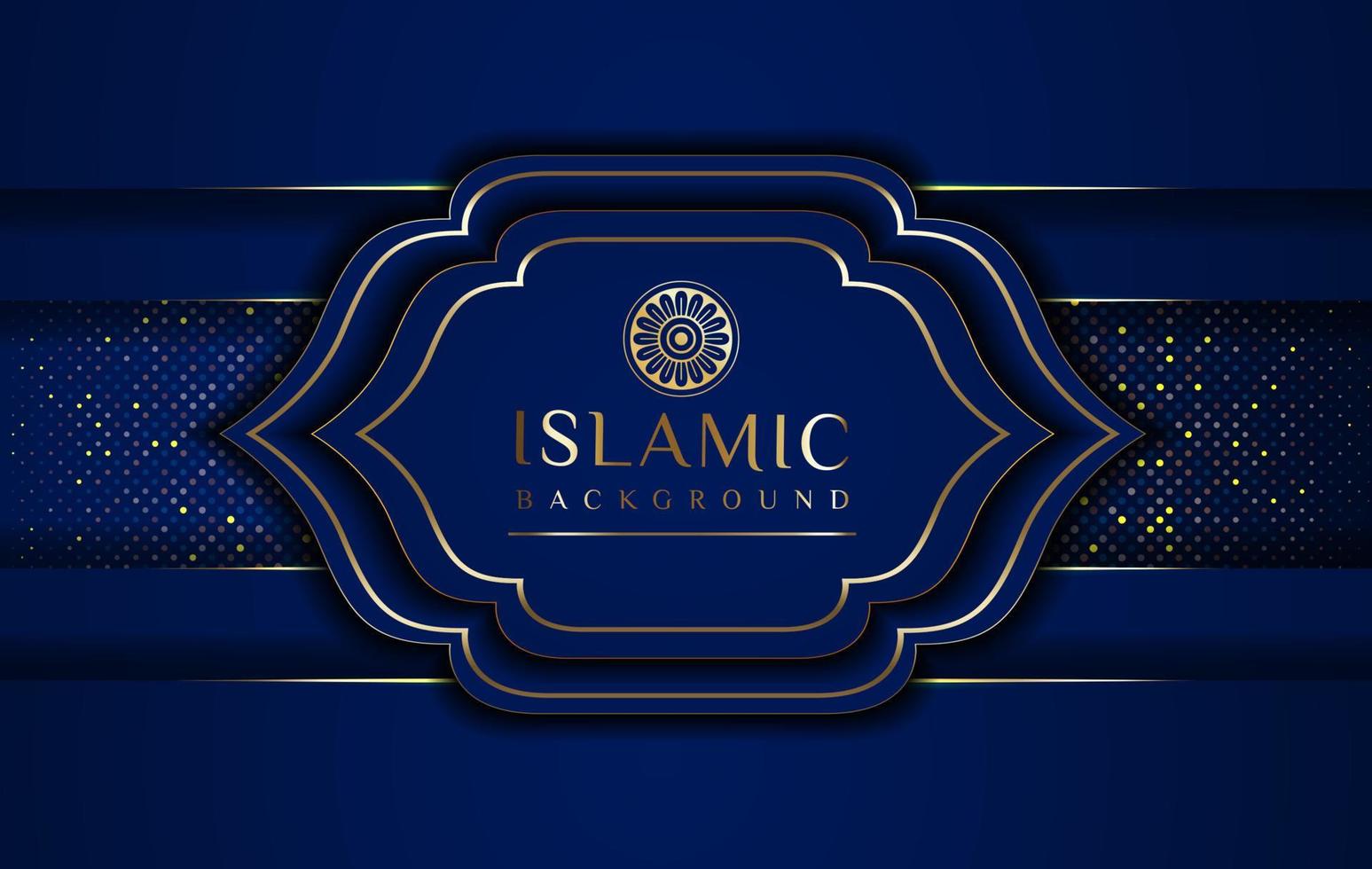 arabicum elegant lyx dekorativ islamic bakgrund vektor