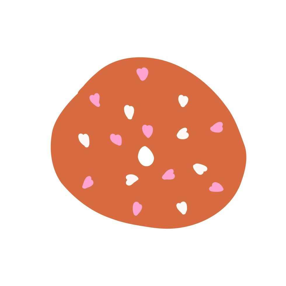 Donut im Cartoon-Stil. Vektor-Illustration isoliert auf weißem Hintergrund. vektor