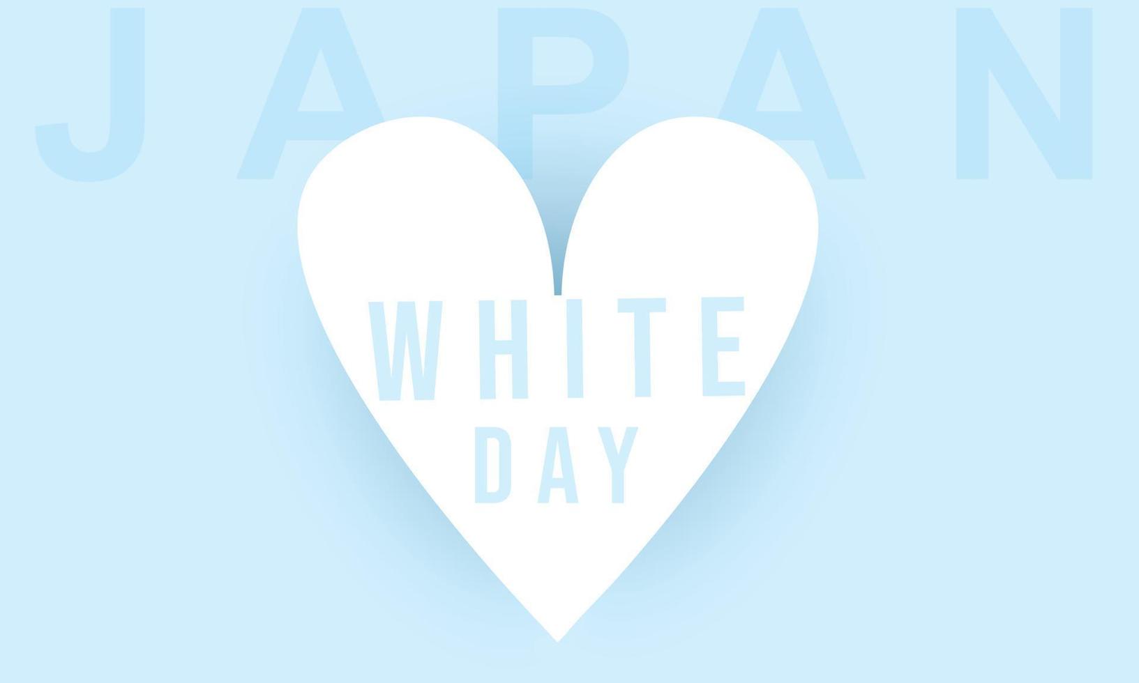 glücklich Weiß Tag Banner Vektor Illustration. Japan