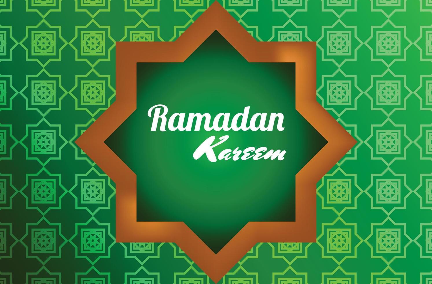 ramadan kareem vorlagenhintergrund vektor