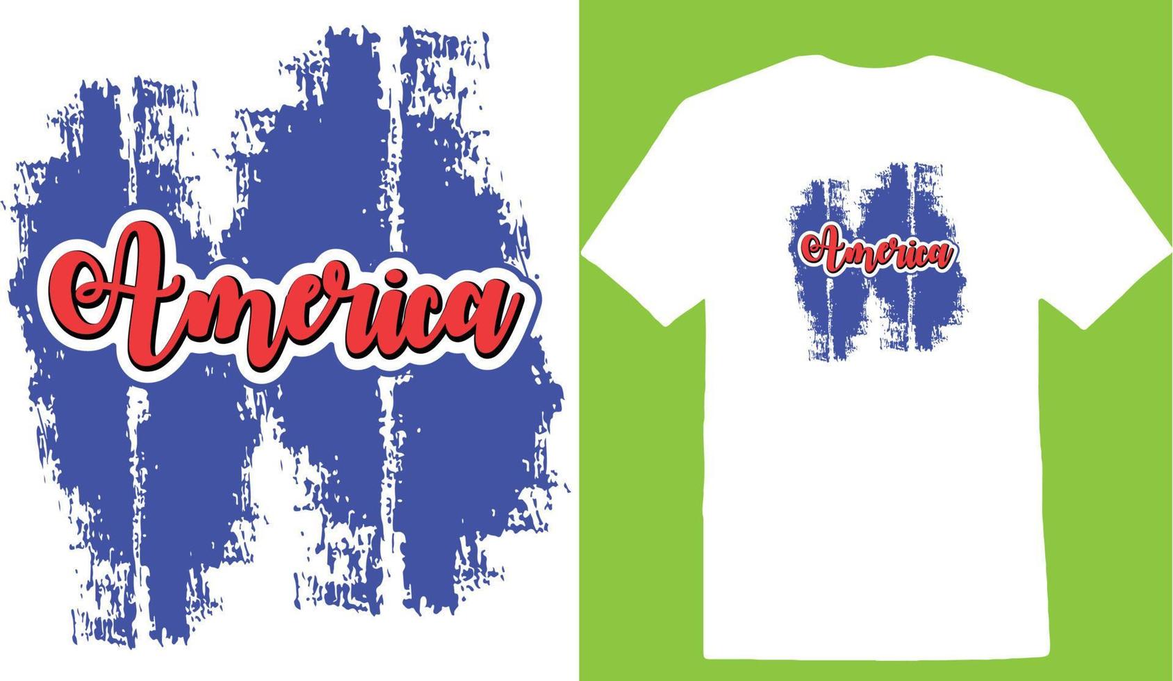 Amerika SVG, 4 .. von Juli, Grunge retro T-Shirt vektor