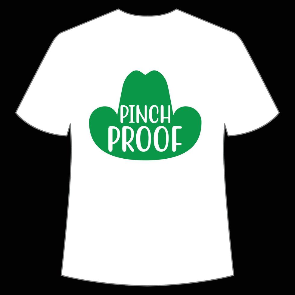 nypa bevis st Patricks dag skjorta skriva ut mall, tur- behag, irländska, alla har en liten tur typografi design vektor