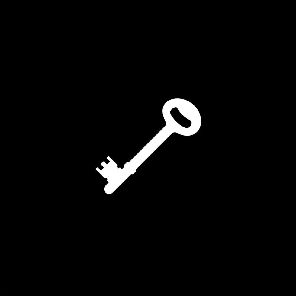 Silhouette von das Schlüssel zum Symbol, Symbol, Zeichen, Piktogramm, Webseite, Apps, Kunst Illustration, Logo oder Grafik Design Element. Vektor Illustration