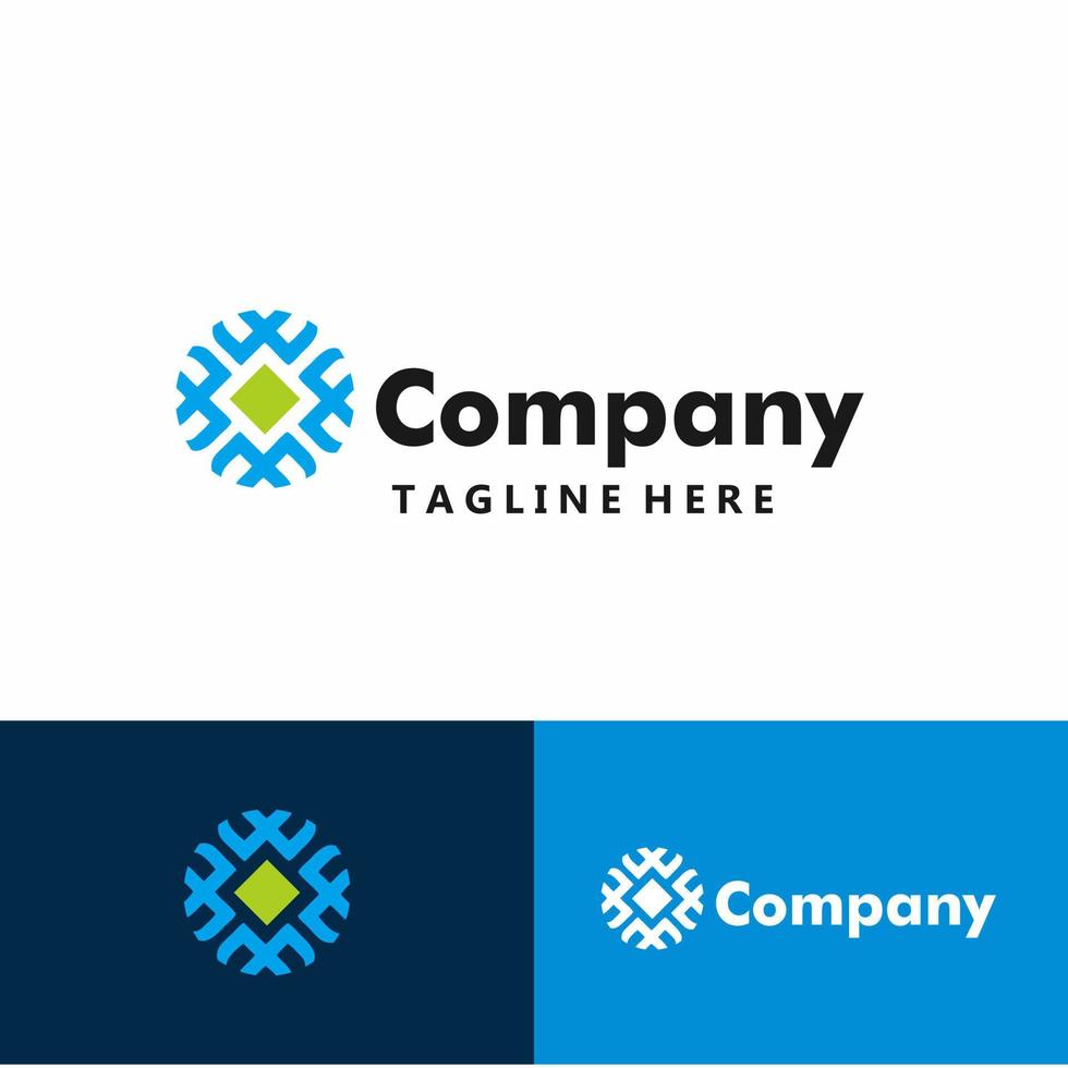 diese abstrakt Logo ist geeignet zum Anfang Unternehmen oder andere Unternehmen weil es sieht aus einfach, modern, minimalistisch und Fachmann vektor