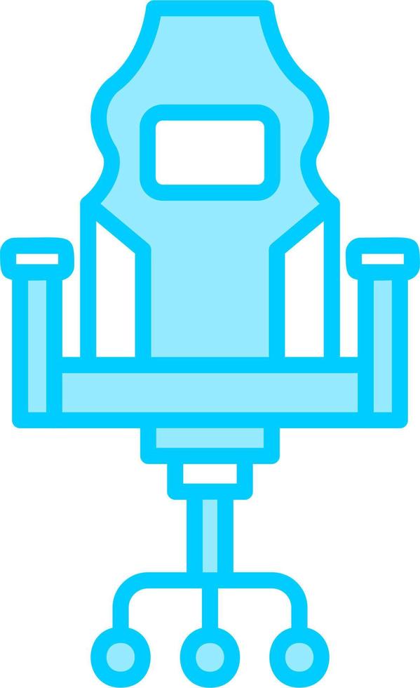 Gaming-Stuhl-Vektor-Symbol vektor