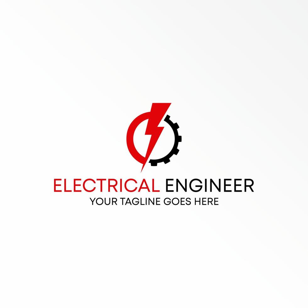 Leistung oder elektrisch mit Ausrüstung Bild Grafik Symbol Logo Design abstrakt Konzept Vektor Aktie. können Sein benutzt wie ein Symbol verbunden zu elektrisch oder Maschine.