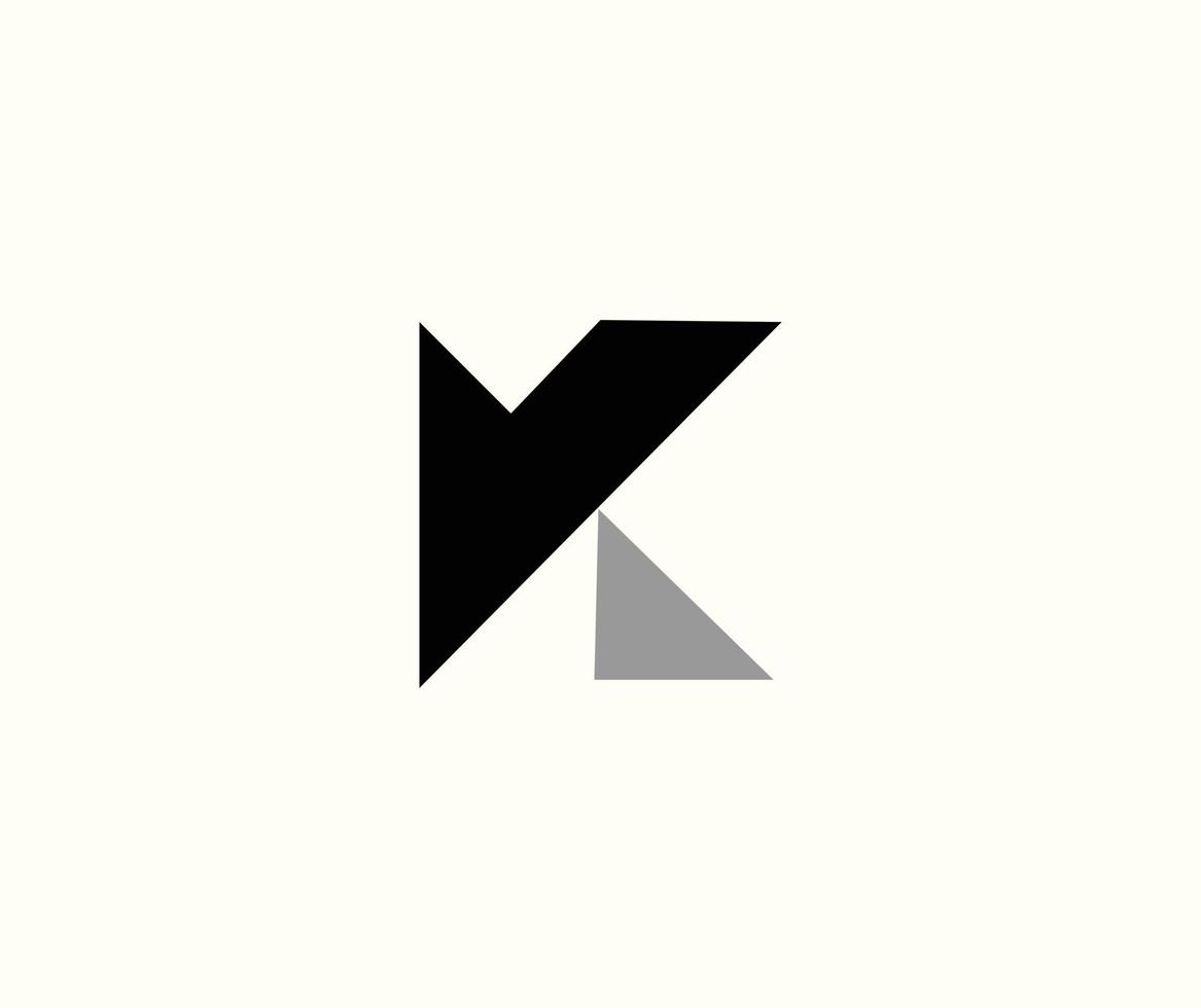 modern och unik brev k logotyp design vektor