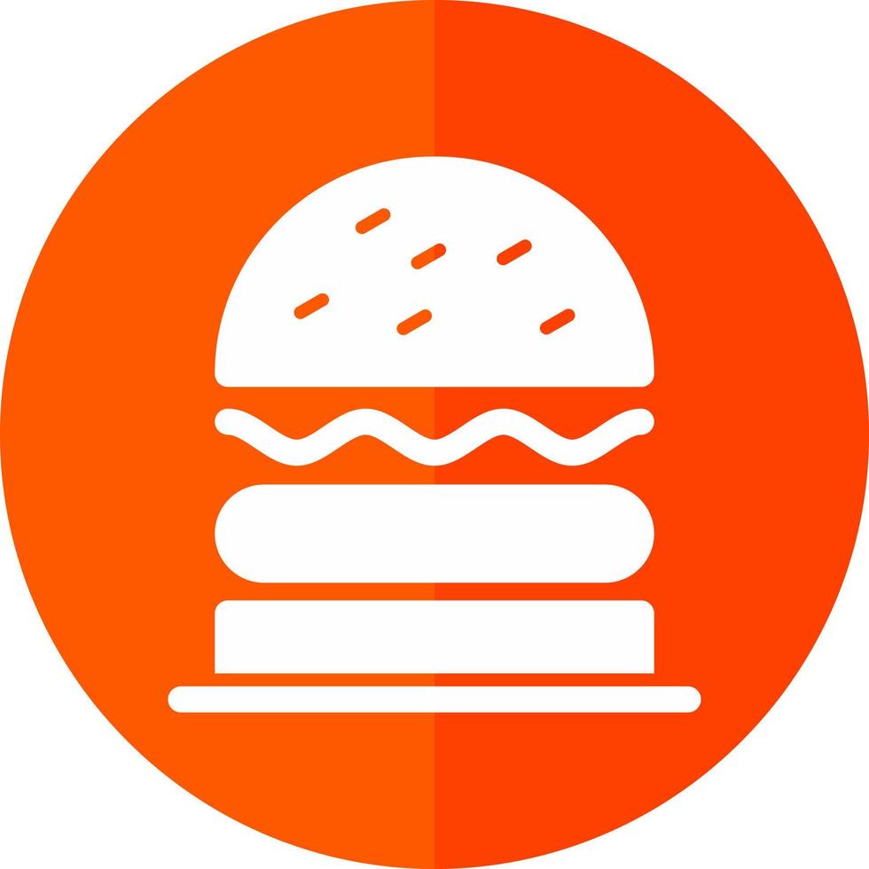 burger smörgås vektor ikon design