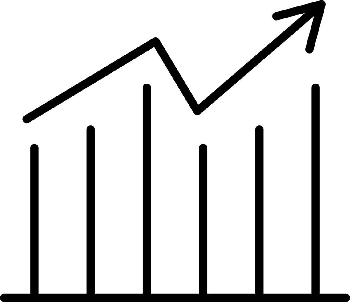 Statistik-Vektorsymbol vektor