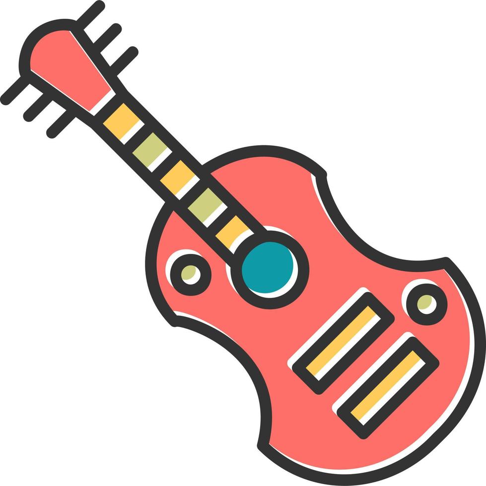 Gitarrenvektorsymbol vektor