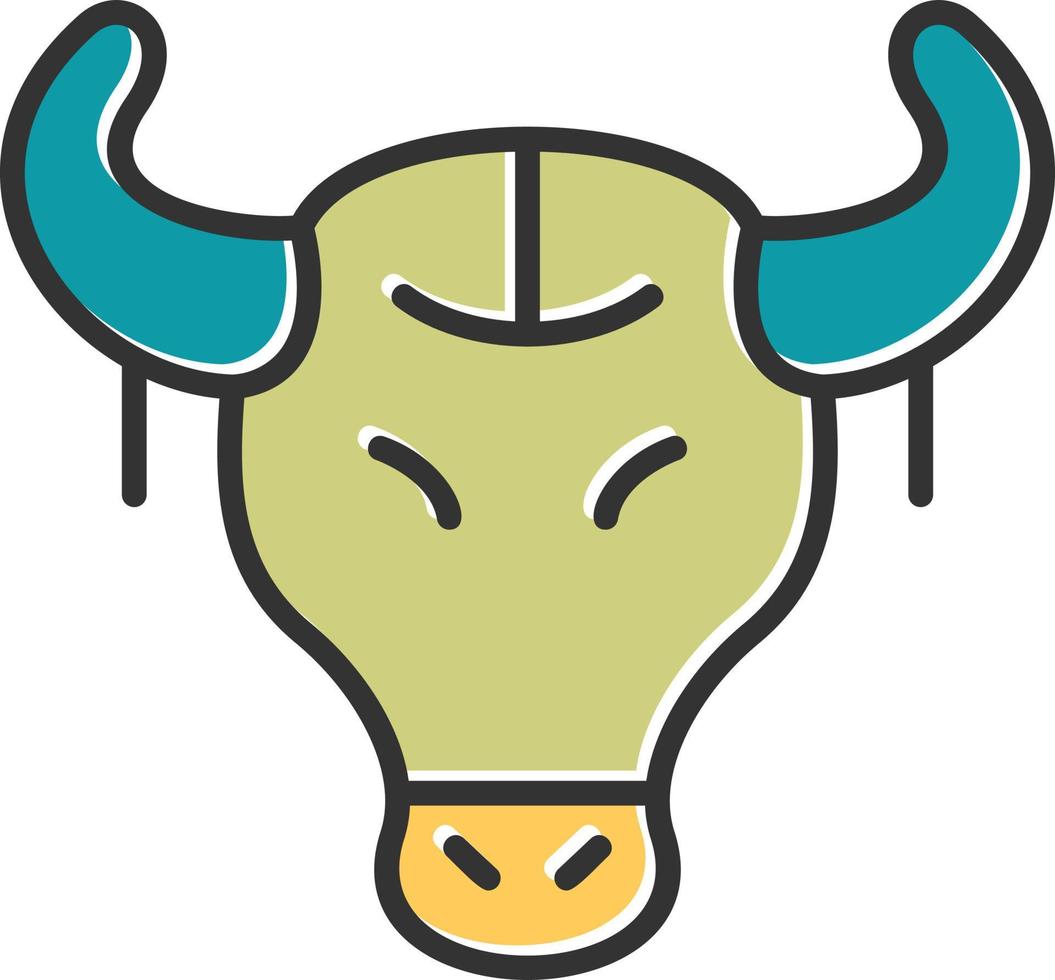 Stier Schädel Vektor Symbol