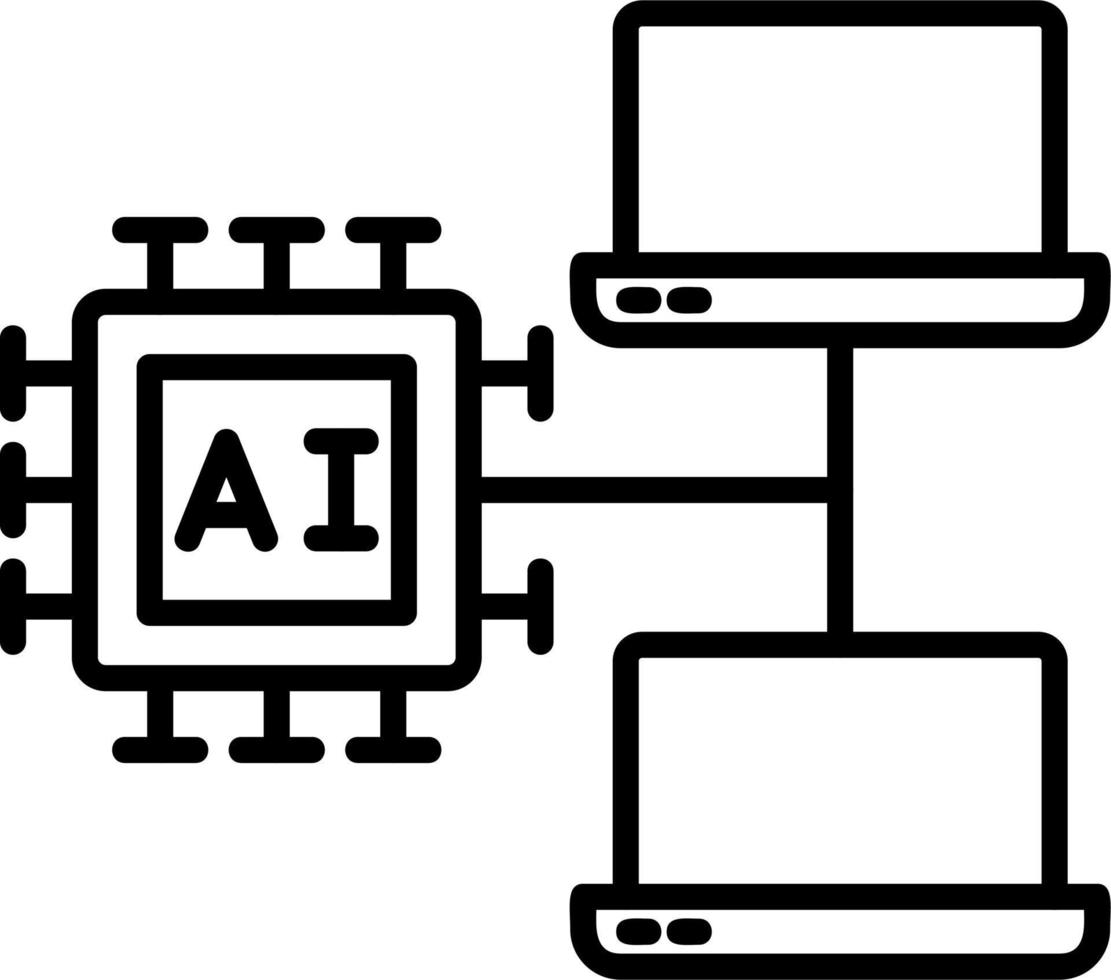 data delning vektor ikon