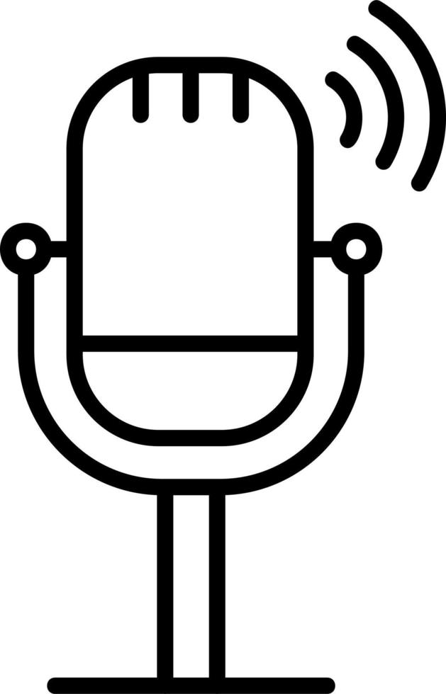Leben Podcast Vektor Symbol