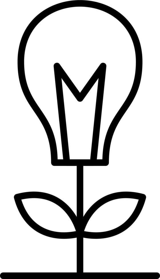 Glühbirnen-Vektorsymbol vektor