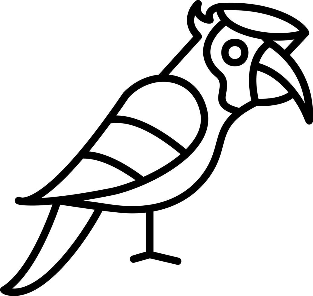 Nashornvogel Vektor Symbol