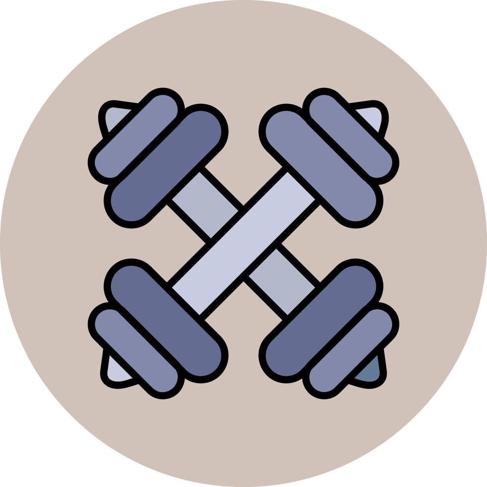 Gewichtheben-Vektor-Symbol vektor