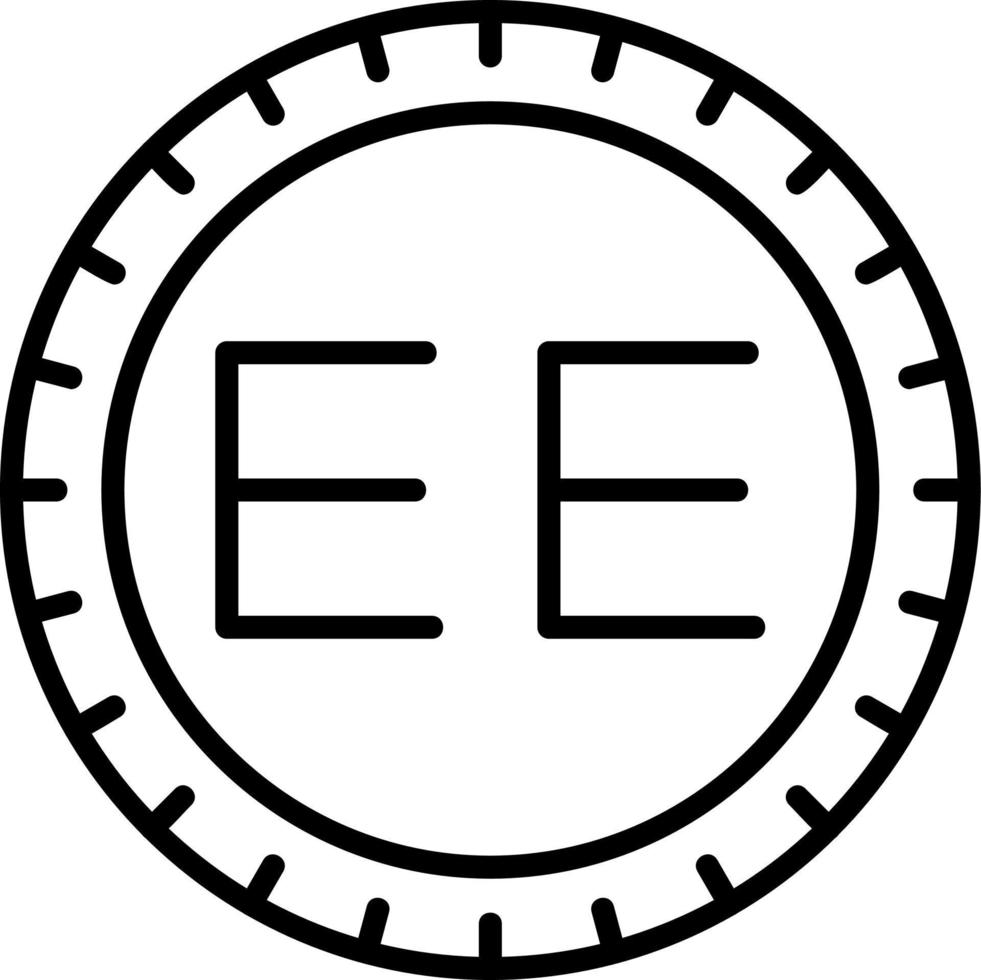 Estland wählen Code Vektor Symbol