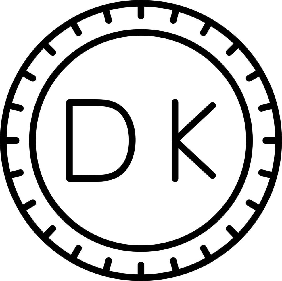 Dänemark wählen Code Vektor Symbol