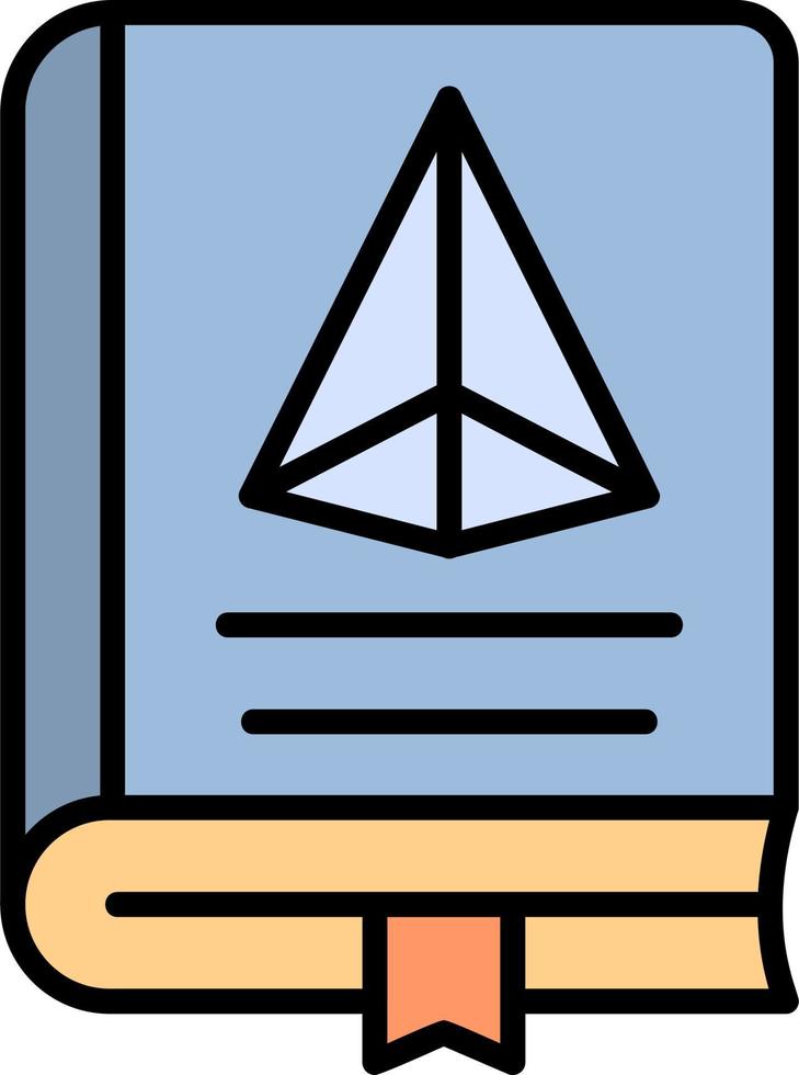 Trigonometrie Buch Vektor Symbol