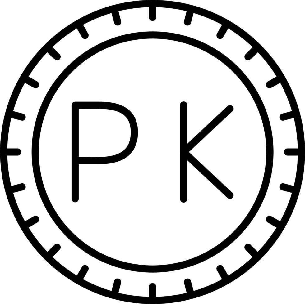 Pakistan wählen Code Vektor Symbol