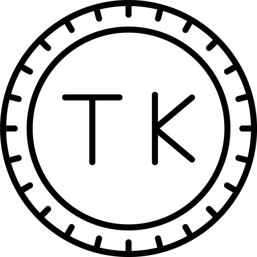 tokelau wählen Code Vektor Symbol