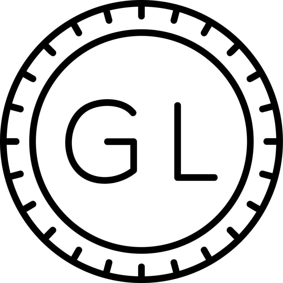 Grönland wählen Code Vektor Symbol