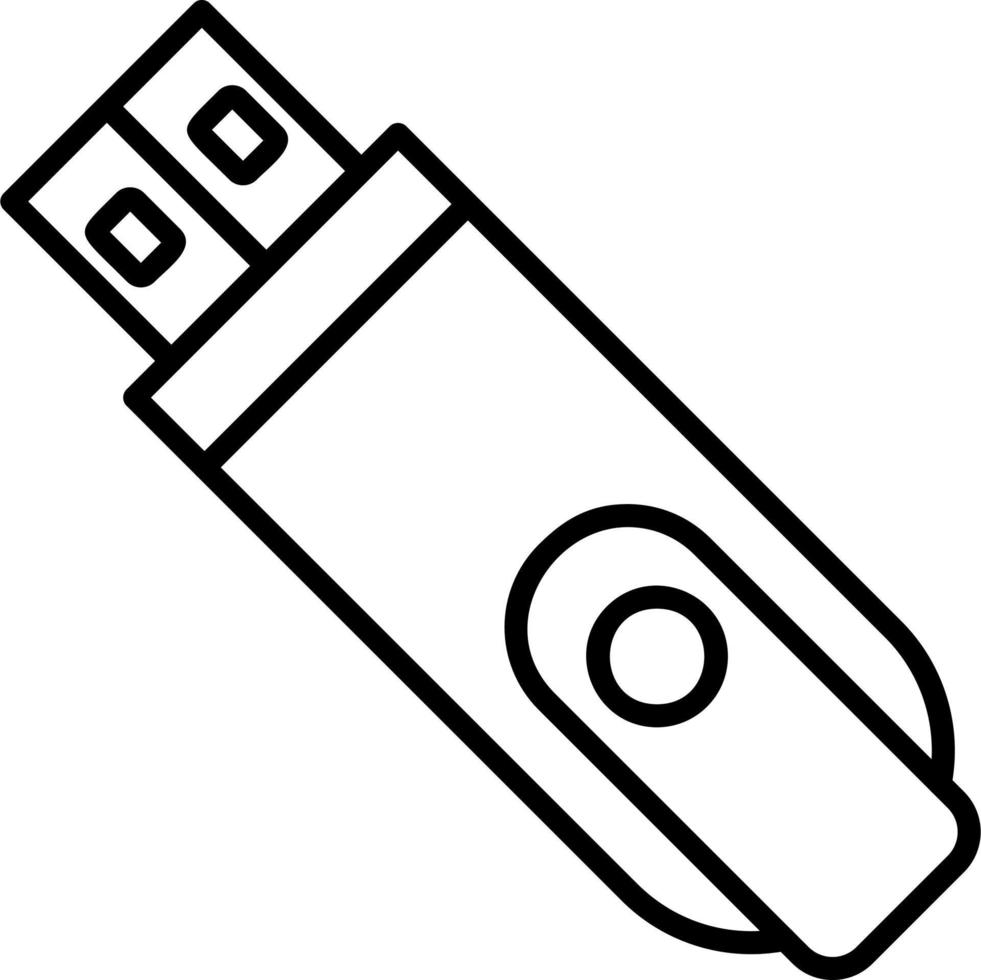 USB-Vektorsymbol vektor