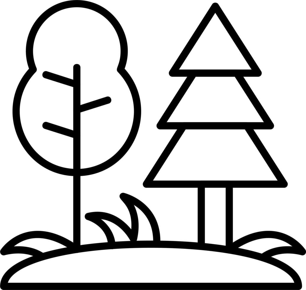 Urwald Vektor Symbol