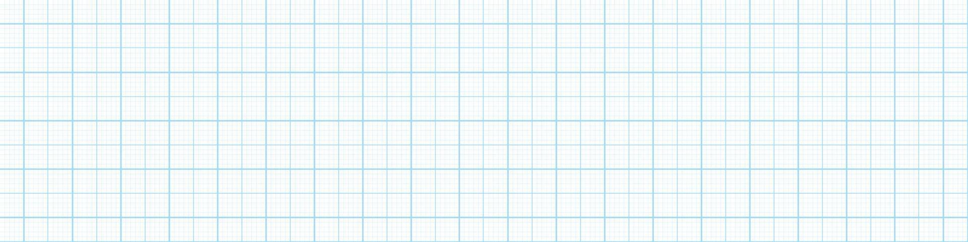 Blau Millimeter Graph Papier Gitter Hintergrund. nahtlos Muster Mathematik Papier Textur. wünschen zum Architekt planen, Schule Projekt. Vektor Illustration
