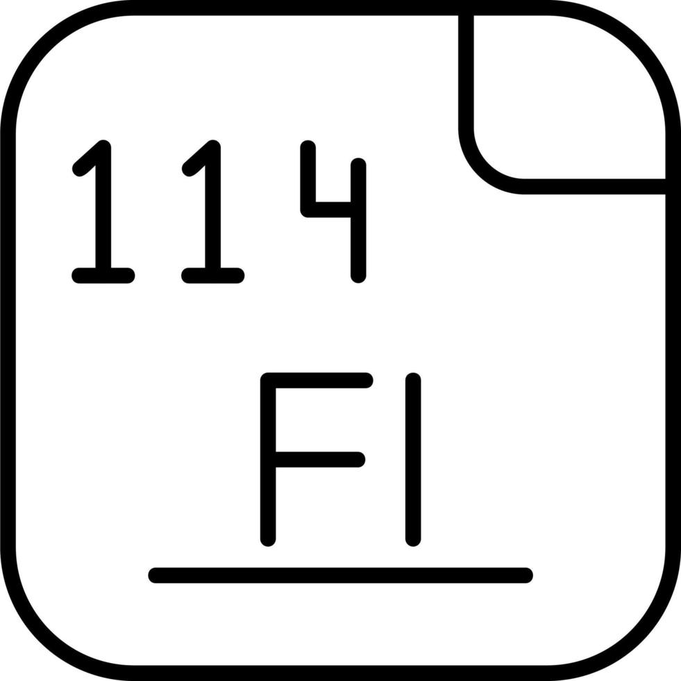 Flerovium Vektor Symbol