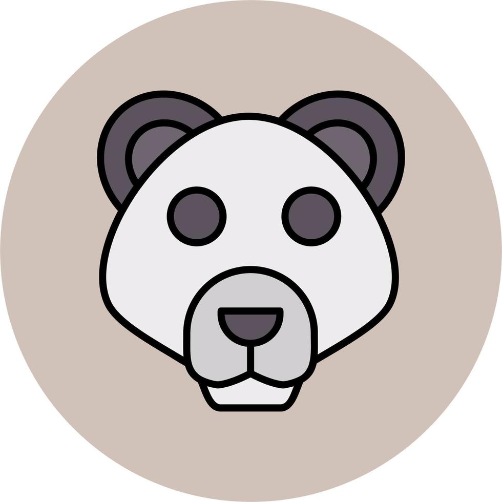 panda vektor ikon