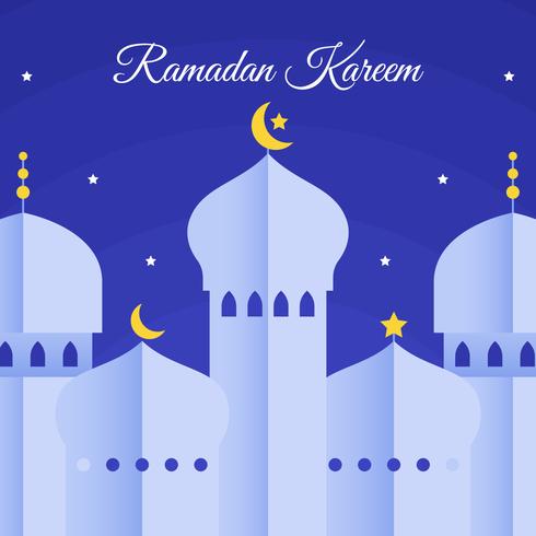 Ramadan Kareem Vector Bakgrund